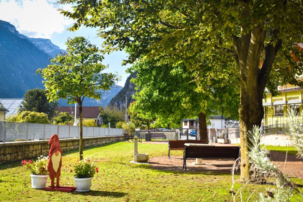 Giardino e area relax